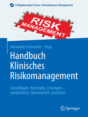 cover image of Handbuch Klinisches Risikomanagement